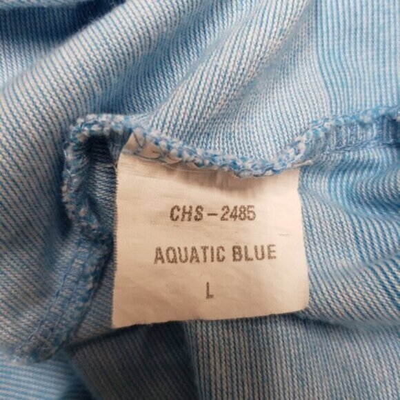 Coach Men's Polo Golf Shirt Short Sleeve Stripes Blue Size Large - Picture 6 of 11